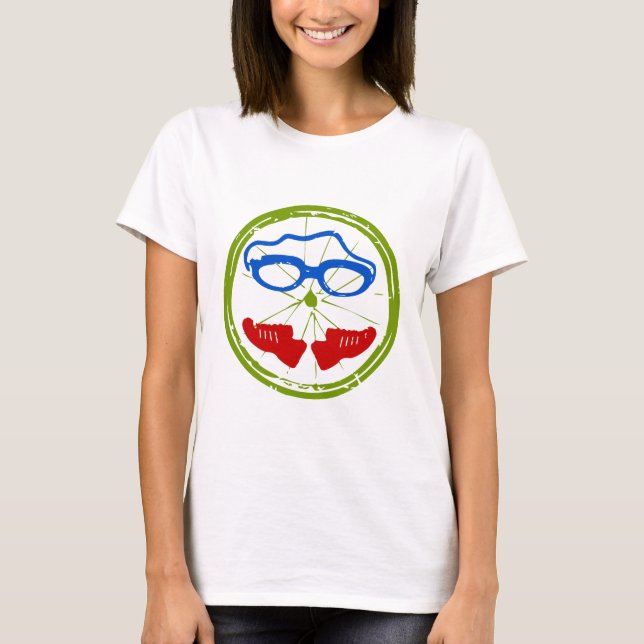 Triathlon cool artistic design T-Shirt (Front)