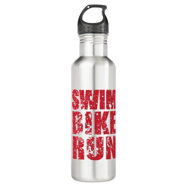 Triathlon cool design 710 ml water bottle (Front)