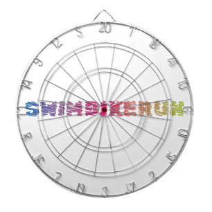 Triathlon cool design dartboard