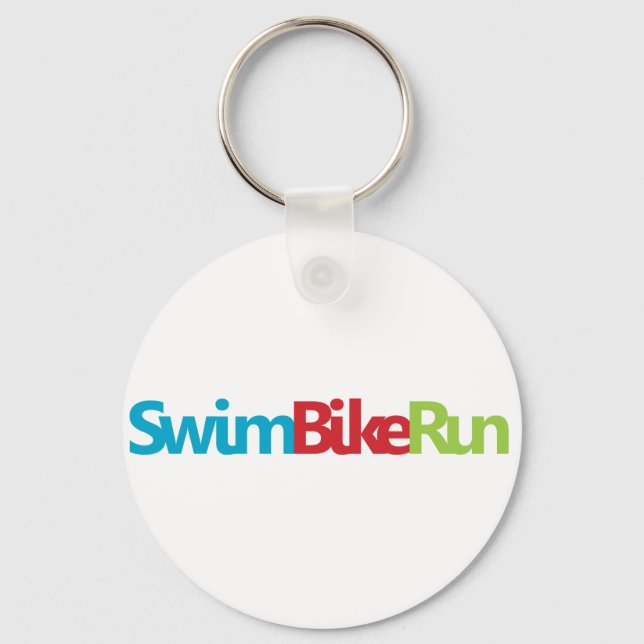 Triathlon Cool Design Key Ring (Front)