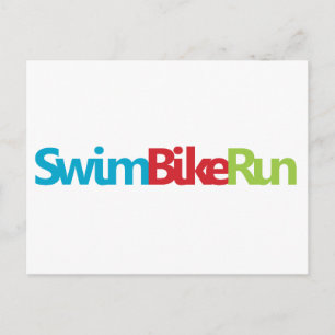 Triathlon Cool Design Postcard