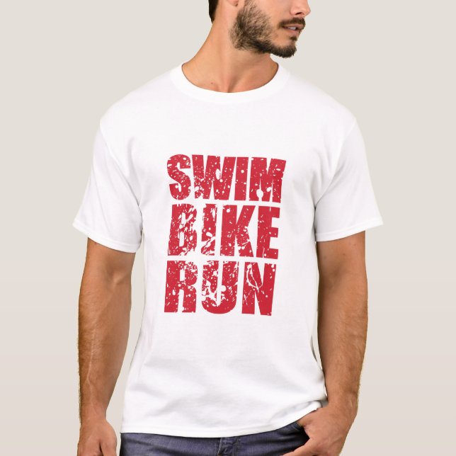 Triathlon cool design T-Shirt (Front)