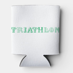 Triathlon cool logo for all sport lovers can cooler