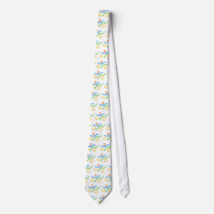 Triathlon cool logo tie