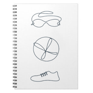 Triathlon cool new design notebook