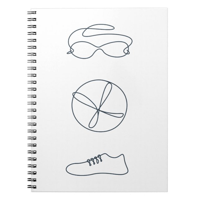 Triathlon cool new design notebook (Front)