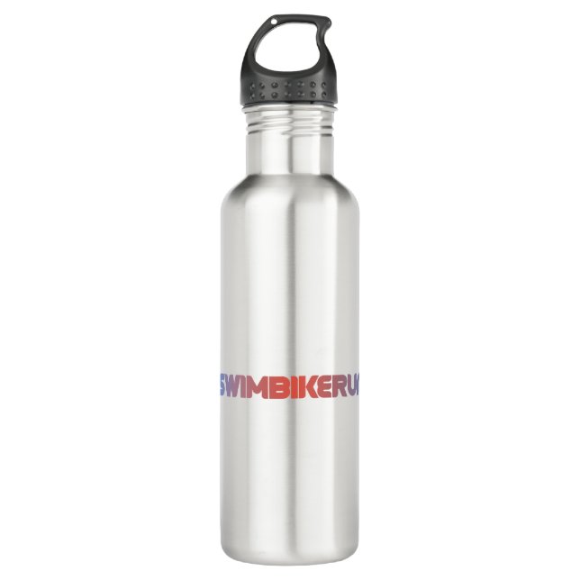 Triathlon design 710 ml water bottle (Front)