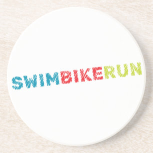 Triathlon design coaster