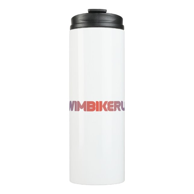 Triathlon design thermal tumbler (Front)