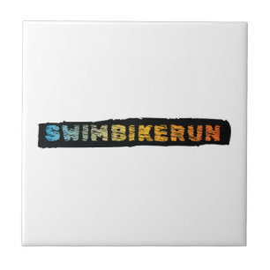 Triathlon design tile