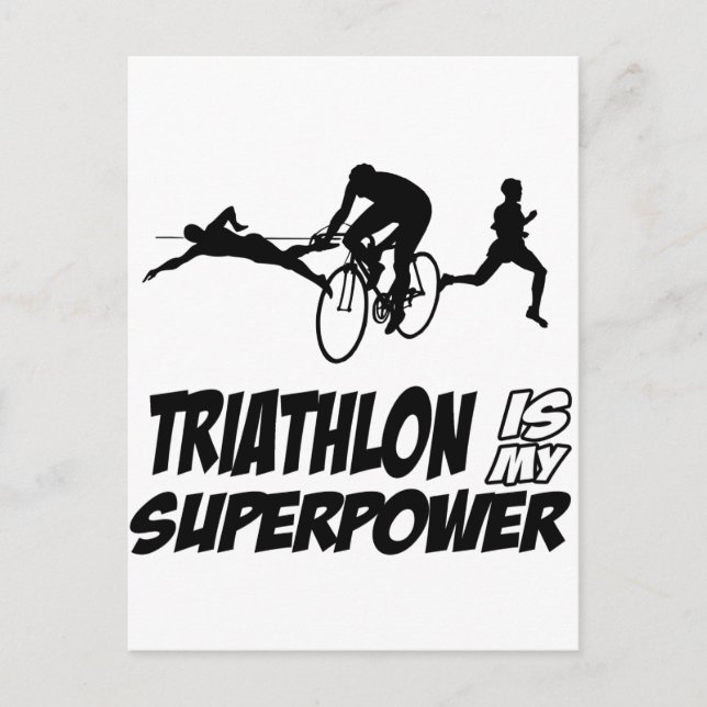 Triathlon designs postcard (Front)