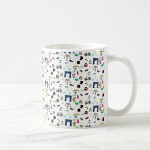 Triathlon Doodles Coffee Mug