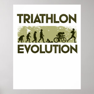 Triathlon Evolution Poster