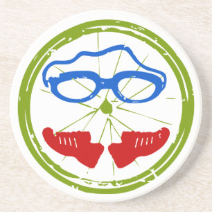 Triathlon Face Coaster
