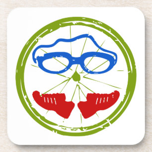 Triathlon Face Coaster