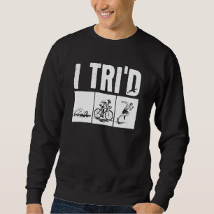 Triathlon For Men Women Triathlon Sport Sweatshirt