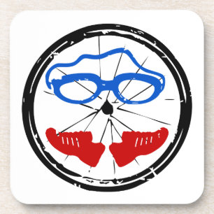 Triathlon Freak logo Coaster