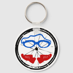 Triathlon Freak logo Key Ring