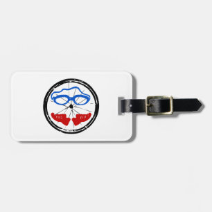 Triathlon Freak logo Luggage Tag