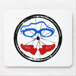 Triathlon Freak logo Mouse Pad