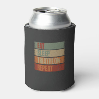 Triathlon Funny Can Cooler