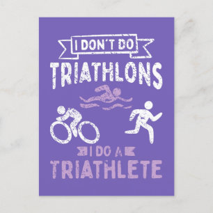 Triathlon Funny  Postcard