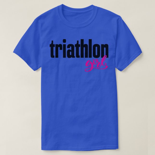 Triathlon Girl T-Shirt (Design Front)