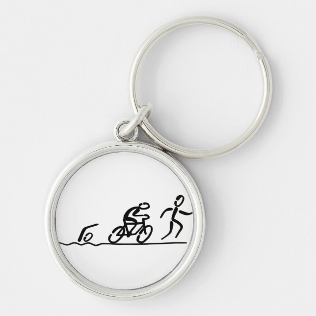 Triathlon key key ring (Front)