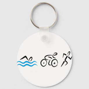 Triathlon Key Ring