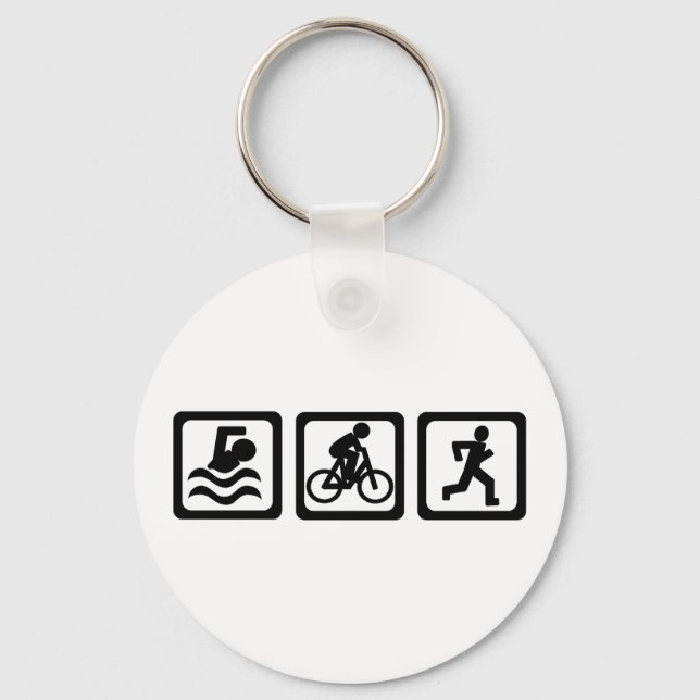 Triathlon Key Ring (Front)