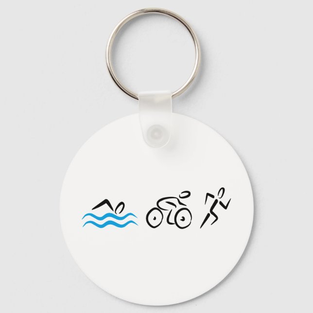 Triathlon Key Ring (Front)
