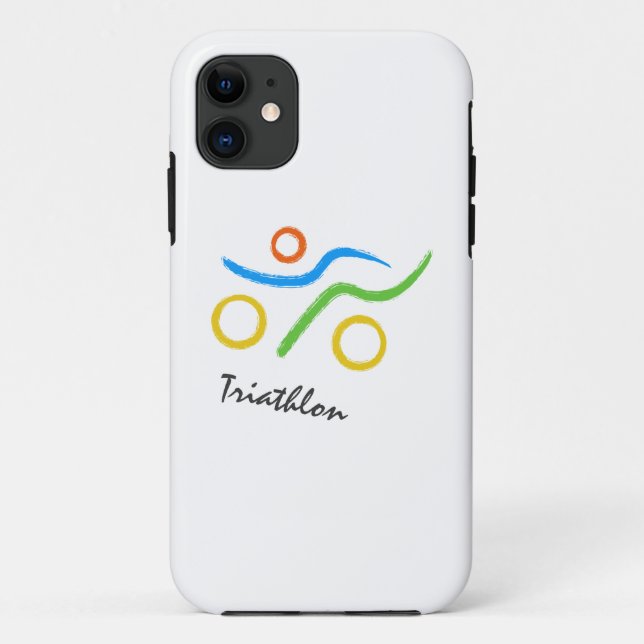 Triathlon logo Case-Mate iPhone case (Back)