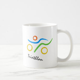 Triathlon logo coffee mug