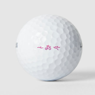Triathlon logo golf balls