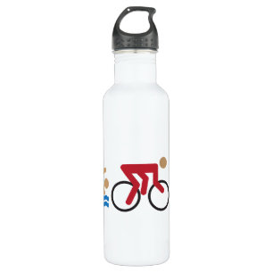 Triathlon logo icons in colour 710 ml water bottle