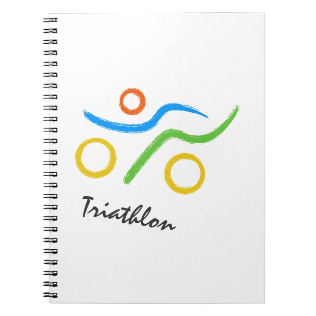 Triathlon logo notebook (Front)