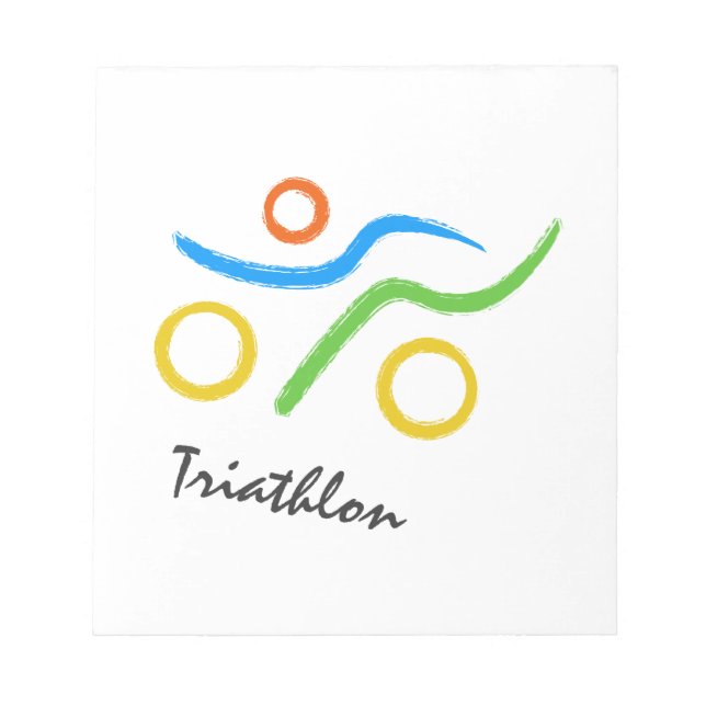 Triathlon logo notepad (Front)