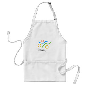 Triathlon logo standard apron
