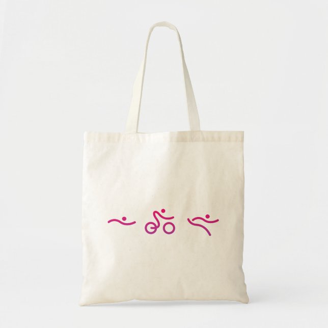 Triathlon logo tote bag (Front)