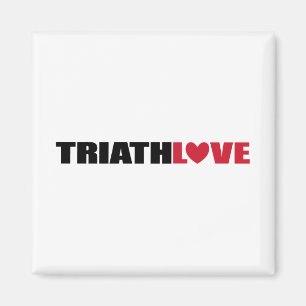 Triathlon Love for swimmers, Cyclers and Runners Magnet