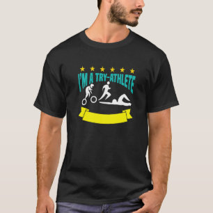 Triathlon Motif For Triathletes _4 T-Shirt