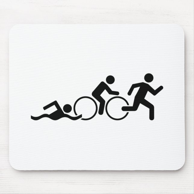 Triathlon Mouse Pad (Front)
