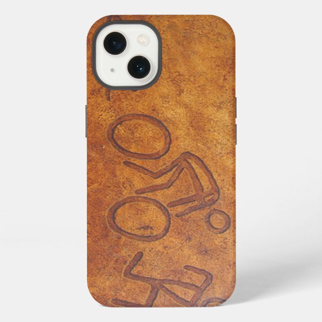 Triathlon Petroglyph iPhone Case (Back)