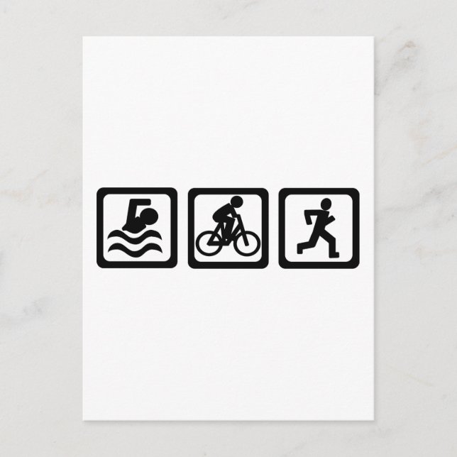 Triathlon Postcard (Front)