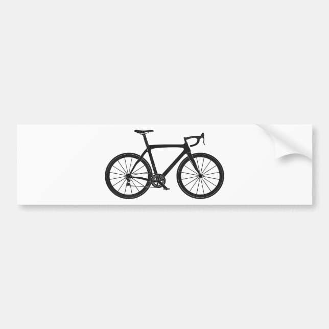 Triathlon Road Bike T Shirt Bicycle Rider Gift Cyc Bumper Sticker (Front)