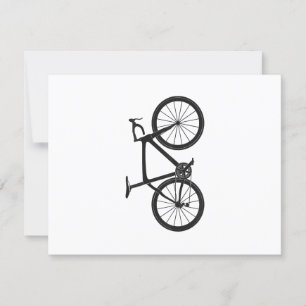 Triathlon Road Bike T Shirt Bicycle Rider Gift Cyc RSVP Card
