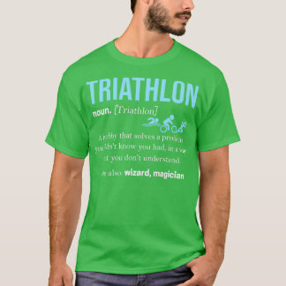 Triathlon Running Duathlon Gift Marathon 7 T-Shirt