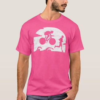 Triathlon Running Triathletes Competition Athletes T-Shirt