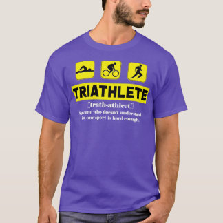 Triathlon Sports for a Swimmer Cyclist amp Runner T-Shirt