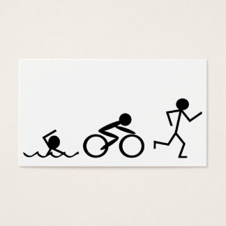 Triathlon Stick Figures